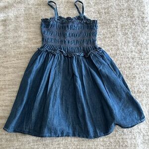 Smocked denim Gap Kids Dress